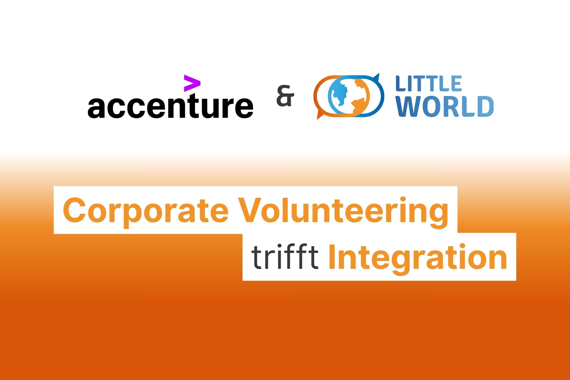 Corporate Volunteering trifft Integration